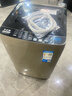 志高（CHIGO）全自动洗衣机 家用小型波轮 洗脱一体机大容量 公寓宿舍出租房 10KG咖啡金【蓝光洗护+风干洁桶+强电机】 实拍图