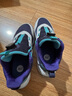 361°童鞋儿童运动鞋四季青少年实战训练耐磨旋钮扣篮球鞋 紫40 实拍图