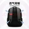 联想（Lenovo）双肩包高颜值初高中大学生书包旅行背包出差电脑包潮男女运动旅行通勤黑色20L【升级面料】 实拍图