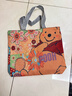 【物超所值】时尚休闲帆布包女单肩包上班托特包帆布袋卡通包包 可爱熊 大包 实拍图