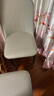 L&S餐椅家用餐桌椅子凳子靠背椅餐厅酒店椅子CY157浅灰色2把装 实拍图