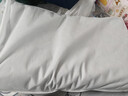 水星家纺93%乳胶枕头特拉雷工艺乳胶枕芯A类抑菌蚕丝枕套可水洗枕头·蓝 实拍图