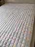 罗兰家纺可水洗全棉家用床垫保护垫 薄款防滑可折叠软垫床褥垫被双人单人 HC全棉防滑床褥幸运叶 200cm*180cm 实拍图