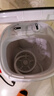 小鸭牌4.5公斤半全自动波轮迷你洗衣机 小型母婴儿童宝宝家用半自动单桶大家电 洗内衣袜子机 4.5kg蓝光款【+沥水篮】 实拍图