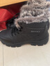 全洲狼 雪地靴男冬季新款东北棉鞋男大码抗寒防水加绒保暖轻便防滑靴子 黑色棉鞋-升级版 加绒 42 (260mm) 实拍图