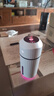 一粒车载加湿器 汽车加湿器香薰雾化车内净化空气一体喷雾空气净化器 白色【充电款/七彩夜灯】 实拍图