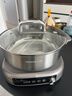 九阳（Joyoung）0涂层IH秒涮电火锅火锅专用锅电锅家用4-8人分体式可拆洗多功能电蒸锅不锈钢电煮锅6L火锅锅GN12 实拍图