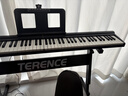 特伦斯电子琴88键折叠琴成人儿童初学电钢键盘教学乐器V10便携钢琴 典雅黑+原装琴包+Z型琴架 实拍图