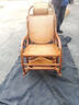 念嘉人藤椅摇椅躺椅午休老人椅成人家用实木椅子天然真藤编织懒人逍遥椅 藤摇椅+坐垫（不包含茶几） 天然植物藤 实拍图