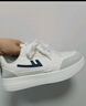 回力女鞋小白鞋2025春秋新款厚底鞋子女网红百搭增高学生运动休闲板鞋 白灰-四季 36 实拍图