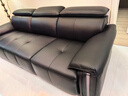 卡尔适黑色真皮沙发客厅2025新款小户型调节大象耳朵意式直排沙发花弄影 【云端舒适坐感】2.5米多人位 【S级头层黄牛皮】豪华版 实拍图