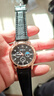 正品男士手表高档休闲石英表简约气质男表皮带高颜值罗马时尚腕表 黑色运动款 实拍图
