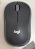 罗技（Logitech）M185鼠标 无线鼠标 办公鼠标 对称鼠标 黑色灰边 带无线2.4G接收器 实拍图