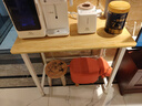 舒客艺家 电脑桌台式小户型小桌子家用学习桌写字办公书桌电竞长条桌子 木纹白架单桌80*50*74 加固电脑桌 实拍图