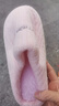 小熊小兔新款秋冬季情侣保暖学生男拖鞋女厚底防滑外穿居家棉拖鞋 小熊小兔棉拖-粉色 36-37 适合35-36 实拍图