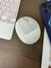 W&P无线蓝牙鼠标 静音按键商务办公小巧便携鼠标可充电人体工学三模家用鼠标适用笔记本平板电脑wp 实拍图