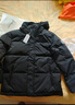 京东京造羽绒服男鸭绒加厚防寒工装面包服短款冬季外套衣服 黑色 3XL 实拍图