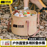 探险者（TAN XIAN ZHE）折叠盆便携式旅行洗衣袋伸缩水桶车载洗脸盆水盆户外泡脚袋 实拍图