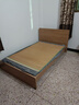 全友家居 北欧原木风板式床1.2x2米次卧学生单人床简约现代家用木板床 实拍图