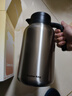 炊大皇保温壶316L不锈钢大容量家用热水壶暖瓶一体无缝内胆2L（流光银） 实拍图
