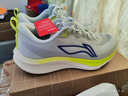 李宁（LI-NING）赤兔8跑步鞋男鞋2025新款轻量高回弹中考体育竞速运动鞋 浅石灰 40 (250mm) 实拍图