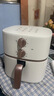 美的（Midea）空气炸锅不用翻面 微蒸汽嫩烤 家用全自动大容量实用 多功能炸锅金属腔体不沾易洗 炸烤箱一体 【店内排名第一|双旋免翻面】505P6- 5.3L 实拍图