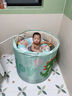 赟娅泡澡桶折叠家用大号6岁以上宝宝成人洗澡浴桶中大儿童坐浴盆3-12 乐乐恐龙【基础套装】70*65cm 实拍图