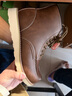 马登工装男鞋经典875工装靴阿美咔叽疯马皮中帮马丁靴增高厚底皮鞋子 蜜蜡色 （尺码偏大，可参考推荐脚长选择） 41 实拍图