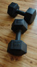 华亚（HUAYA） 哑铃环保包胶六角手铃男士家用健身器材 10KG 一对（5KG*2只） 实拍图
