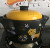 美厨（MAXCOOK）陶瓷煲砂锅 汤锅炖锅养生煲 手工彩釉耐干烧4.5L MCTC1488 实拍图