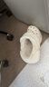 卡骆驰（CROCS）秋冬新品休闲鞋秋冬洞洞鞋贝雅暖绒暖棉|206633 冬日白-11S (建议买大一码) 39 (240mm) 实拍图