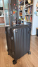 京东京造无界铝框20英寸行李箱男女 旅行箱密码箱登机皮箱学生 石墨灰 实拍图