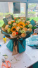 艾斯维娜鲜花速递向日葵混搭花束生日礼物全国同城配送 向日葵香槟韩式花束 实拍图