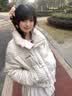 鲁雅尔韩系设计感波点毛领棉服女秋冬季甜美风加绒加厚棉袄外套短款棉衣 白色 L 实拍图