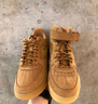 耐克（NIKE）官方男鞋女鞋 冬季新款运动鞋AF1空军一号小麦色中帮板鞋休闲鞋 DJ9158-200 43 实拍图