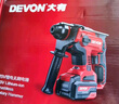 大有（Devon）20V工业级无刷充电锂电电锤5401打混凝土电镐开凿4.0Ah单电快充 实拍图