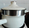 美的（Midea）电煮锅 小电锅 电蒸锅 电火锅 电热锅 分体式可拆洗 2.6L学生宿舍多功能锅 泡面锅 XZC2061 配蒸笼 实拍图