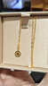 六福珠宝 LUKFOOK JEWELLERY足金铜钱黄金吊坠金饰挂坠不含项链 计价 L01GTBP0010 0.73克(含工费70元) 实拍图