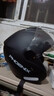 凤凰（Phoenix）新国标A类3C认证电动车摩托车头盔双镜片防雾防风保暖哑黑 男女四季通用电瓶车3/4半盔冬季安全帽 实拍图