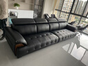 狄普牛皮艺网红意式大坐深头靠可调节客厅3.4米沙发Ultra版曜夜黑玉衡 实拍图
