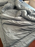 康尔馨【希尔顿四件套】纯棉超柔贡缎床单四件套 轻奢高级感床上用品 【希尔顿60S超柔尊享款】银灰色 1.8m 床单款 （被套220*240cm） 实拍图