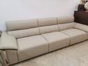 左右大黑牛真皮沙发现代简约客厅轻奢头层牛皮中小型家具DZY6050 [6]3m小四人位浅奶茶色 实拍图