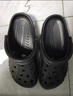 CROCS卡骆驰洞洞鞋贝雅男鞋女鞋轻便耐磨一脚蹬拖鞋休闲鞋|10126 黑色-001 41 /42(260mm) 实拍图