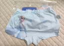 迪士尼（Disney）迪士尼艾莎女童内裤儿童平角三角裤纯棉a类爱莎女孩四角宝宝短裤 实拍图