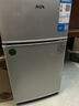 奥克斯小冰箱家用小型迷你冷藏冷冻两用出租房宿舍用节能省电寝室办公室电冰箱 【热卖款 升级净化去味】22A126DW银 实拍图