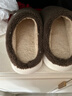 大嘴猴（Paul Frank）棉拖鞋女秋冬情侣时尚家居厚底毛绒保暖棉鞋男PF806 实拍图