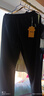 JEEP吉普休闲裤男士春秋季商务直筒裤子男抗皱宽松长裤黑色 XL 实拍图