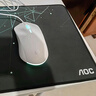 AOC电竞游戏办公鼠标垫中小号 300*250*3mm办公键盘电脑书桌垫M102/93几何蓝黑色 实拍图