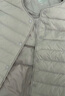 雪中飞经典新款基础舒适轻薄羽绒便捷短款保暖羽绒小马甲轻盈便携舒适 静谧灰|8210-女 M 165/88A 实拍图