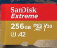 闪迪（SanDisk）256GB TF(MicroSD)内存卡 4K极速金卡A2 V30 U3行车记录仪 运动相机无人机 监控存储卡 读190MB/s 实拍图
